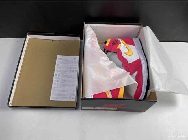 Air 1 OGLight Red 555088-603 High Jordan Fusion 0717
